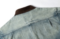 Blouson d'hiver polyvalent en denim polyester/coton anti-plis 250g avec isolation 3M Thinsulate, vêtement de travail décontracté à boutons