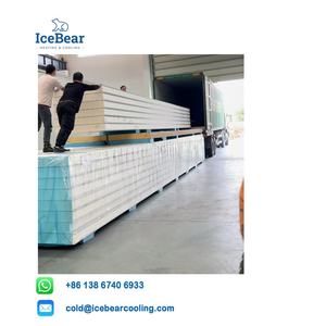 304ステンレス鋼スリップジョイントPUパネルFM PIRサンドイッチパネル付きドライブイン冷蔵室建設/食品保管用 - Product Image 3