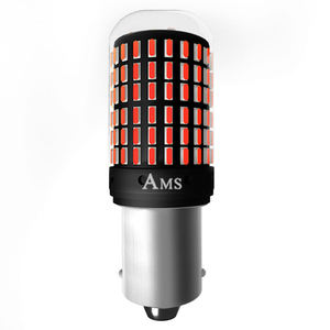 Luz LED Automotriz para Señal de Giro, Decodificada, Anti-estroboscópica, 1156 3014 144SMD 1157, Luz de Freno T20, Amarilla - Product Image 3