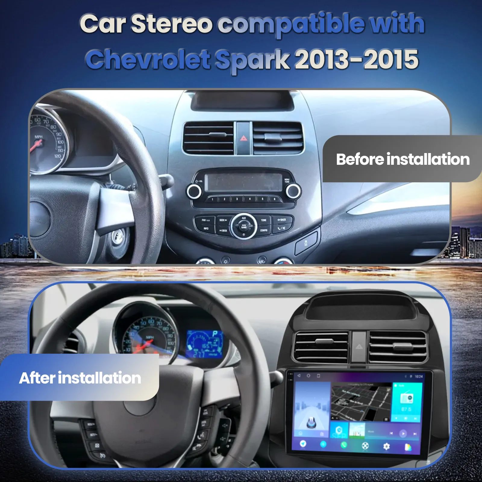 Chevrolet Android 12.0 Universele Autoradio Ts10 Ts118 Spark Radio Auto Dvd-Speler Voor Spark 2013-2015 8 Core Bluetooth Fm-Ondersteuning