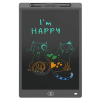 Tableta de escritura LCD para niños con papel de práctica, tablero de dibujo con alfabeto y guías de números, juguete educativo de aprendizaje