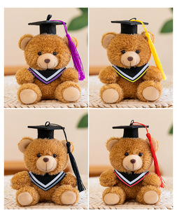 Portachiavi Orsetto di Peluche con Cordino Intrecciato in Paracord, Mini Orsetti per la Laurea, Regali di Laurea per Studenti, Ciondoli Giocattolo di Peluche - Product Image 4