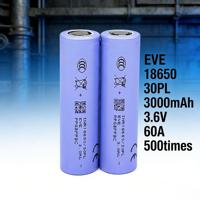   Batterie au lithium rechargeable INR18650 30PL 3.65V 3000mAh avec longue durée de vie pour les stations d'alimentation portables