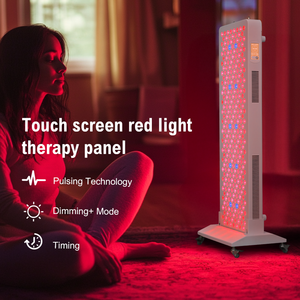 7 longueurs d'onde Panneau <span class=keywords><strong>RedLight</strong></span> 660nm 850nm Thérapie LED proche infrarouge pour visage Corps Type debout Prise américaine pour les zones ciblées à la main - Product Image 3