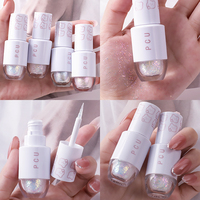 Riasan Mata Monokrom Unik Berkilauan Bintang Tahan Lama Glitter Mengkilap Cairan Eyeshadow