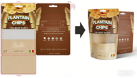 Op maat gemaakte printbare voedselveilige zakken met hersluitbare sluiting voor gebakken chips, gedroogd fruit, groenten, snacks, chocolade, biscuits, koekjes, snoep.