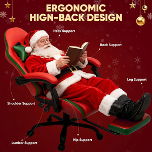 Échantillon gratuit, meilleur cadeau, <span class=keywords><strong>chaise</strong></span> de jeu ergonomique rembourrée rouge <span class=keywords><strong>pas</strong></span> <span class=keywords><strong>chère</strong></span>, <span class=keywords><strong>chaise</strong></span> de jeu inclinable, vente en gros, nouvelle <span class=keywords><strong>chaise</strong></span> de jeu professionnelle pour Noël - Product Image 4