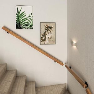 Pasamanos Universal Antideslizante <span class=keywords><strong>para</strong></span> Escaleras Modernas, Pasamanos de Pared con Acabado Exquisito, Pasamanos de Escalera Extraíble - Product Image 4