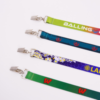 Porte-badge infirmière/médecin avec enrouleur, sangle détachable en polyester/nylon écologique, lanières personnalisées imprimées couleurs Pantone