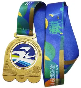 ميداليات رياضية معدنية متخصصة مصنوعة خصيصًا ميداليات معدنية ميداليات ذهب وفضة وبرونز في مسابقات عالية الجودة