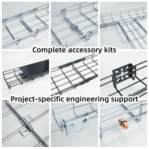 Support mural en T personnalisé pour chemin de câbles de taille moyenne Accessoire fréquemment utilisé - Product Image 4