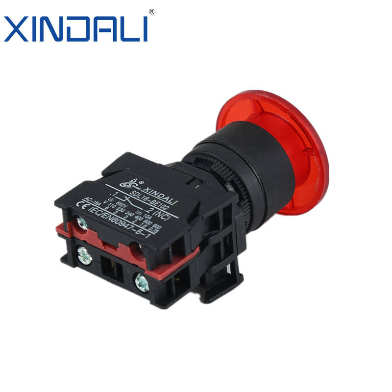 estop button illuminated twist release 22mm zb4