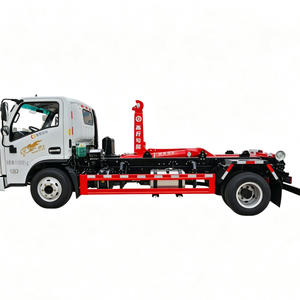 Camion benne de 6 m³ avec benne basculante, camion à benne basculante à bras articulé, véhicule de transport de déchets 4x2, camion poubelle mobile - Product Image 1