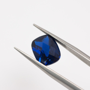 Piedra preciosa suelta Espinela azul sintética de alta calidad #113 Cuadros individuales ovalados 9*11mm - Product Image 1
