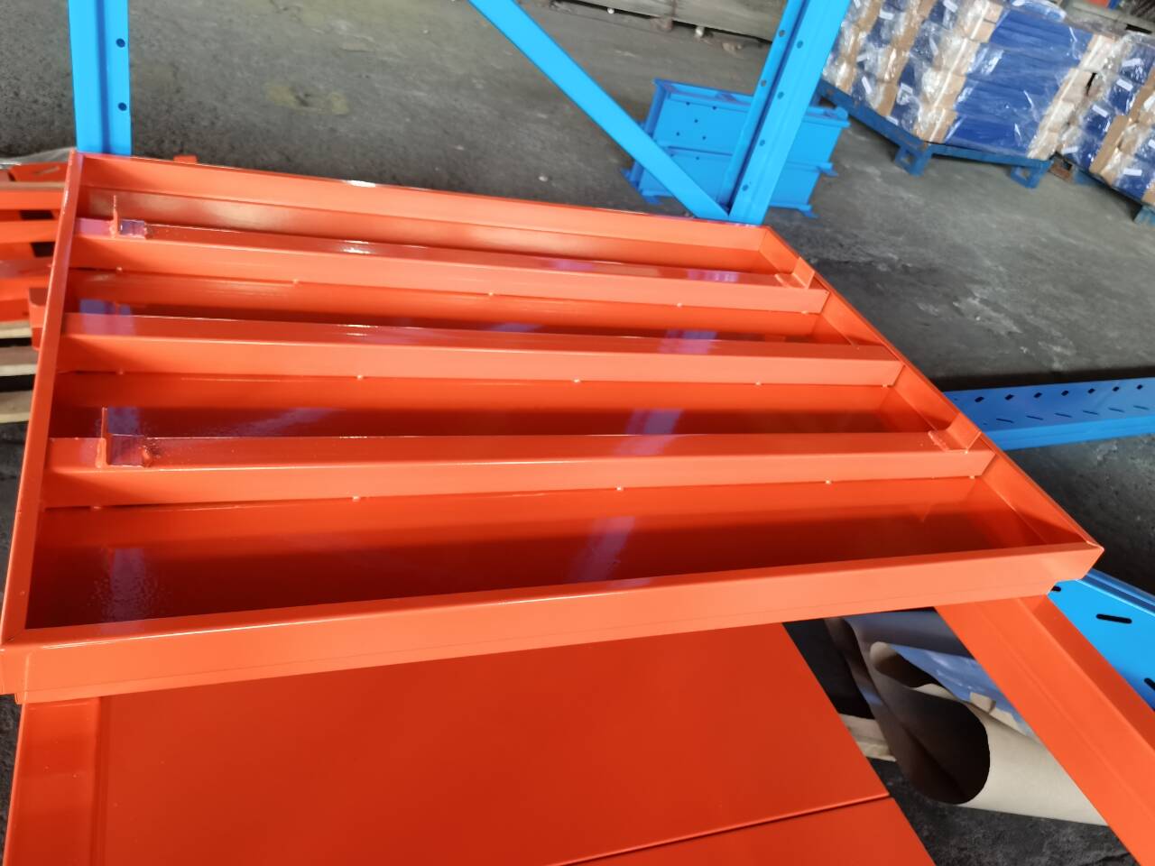 Factory price industrial heavy duty pallet rack with panel