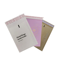 Enveloppes de livraison rembourrées en papier Kraft rose, auto-adhésif, réutilisables, 50 pièces, pour la livraison