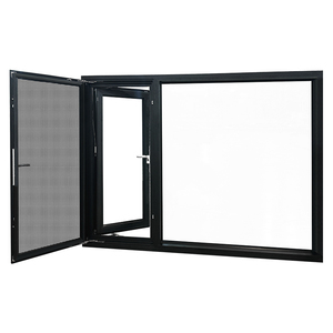 Custom Sound Proof <strong>Transom</strong> Aluminum Double Glazed Tempered Glass Casement <strong>windows</strong> - Product Image 4