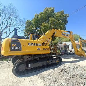 Hot Deals Excavadoras de orugas usadas Komatsu Maquinaria de ingeniería de construcción de la PC200-8 Excelente rendimiento de trabajo Envío rápido - Product Image 1