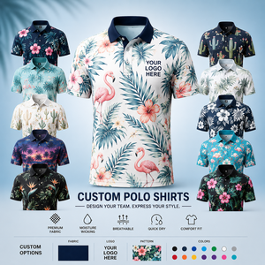 Nuove <span class=keywords><strong>Polo</strong></span> da Golf da Uomo di Design, <span class=keywords><strong>Nere</strong></span>, con Motivo Personalizzato, in Maglia, Casual, Elasticizzate in 4 Direzioni, Estive, ad Asciugatura Rapida - Product Image 3