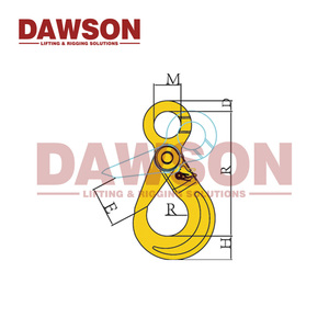 Ds081 G80 Europese Type Eye Selflock Haak Voor Hijskraan Kettingstroppen - Product Image 3