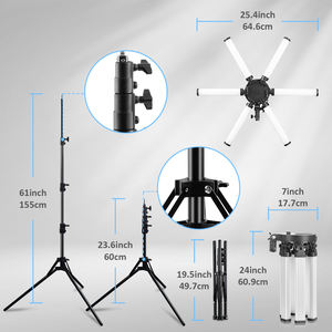 Luz de Fotografía Multimedia Extrema, 576 LED, Luz de Video de 120W, Lámpara de Anillo de Luz LED con Trípode para Cámara y Youtube - Product Image 5