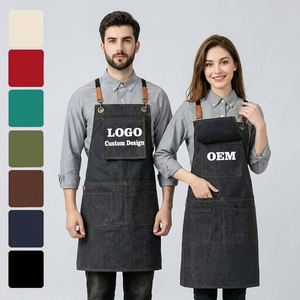 Tablier en toile imperméable et respirant, personnalisable, durable, lavable, très résistant pour restaurants – Meilleure vente, très tendance - Product Image 1