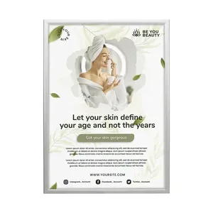 24 "<span class=keywords><strong>x</strong></span> <span class=keywords><strong>36</strong></span>" a-khung tầng đứng hai mặt Snap mở phía trước 25mm khung nhôm không thấm nước - Product Image 2