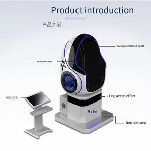 Silla VR con simulador de vuelo de caza aéreo, máquina de juego, remolque móvil, atracción de entretenimiento para parques temáticos y equipo comercial - Product Image 3