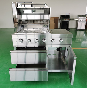 <span class=keywords><strong>Barbecue</strong></span> a Gas in Acciaio <span class=keywords><strong>Inox</strong></span> <span class=keywords><strong>per</strong></span> Cucina Esterna Personalizzato dal Produttore, 4 Bruciatori - Product Image 4
