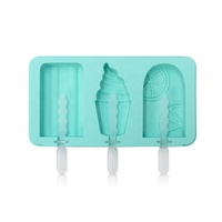 Offre Spéciale Mignon Bricolage MAISON Réutilisable Fruits Forme Silicone Ice Cream Mold