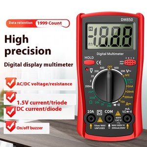 Multimètre numérique professionnel BANGCAN DM850, 1999 affichages, testeur de tension automatique AC/DC, 0-10A, étanche, usage industriel, <span class=keywords><strong>Ohm</strong></span>, courant - Product Image 2