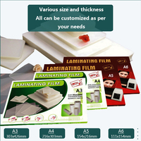 Feuilles de plastification A4 mates 80 microns en PET, pochettes de plastification A4, film de plastification mat
