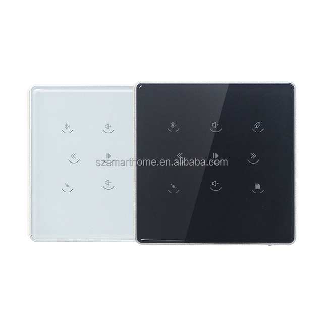 Mini System 4x25 Wall Amplifier for Bluetooth Music Playback and Background Music Host Plastic DVD Player