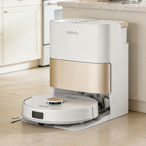 Minfu W300 Smart LDS Laser Vacuum Cleaner <b>Robot</b> with Automatic Cleaning Dry Function & Car Compatibility - Product Image 1