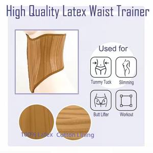 Faja <span class=keywords><strong>pour</strong></span> femmes, <span class=keywords><strong>ceinture</strong></span> corset, Fajase, Gaine colombienne originale, gaine amincissante, brûleur de graisse abdominale, latex courbé - Product Image 3