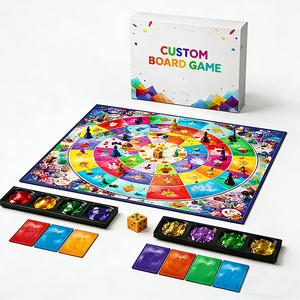 Professional OEM Board Game Factory Custom Card Game Printing Full Set Components Portable Gift <b>Box</b> Packaging Solution - Product Image 1