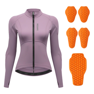 WOSAWE Veste de <span class=keywords><strong>moto</strong></span> pour <span class=keywords><strong>femme</strong></span> avec protections amovibles, respirante et très élastique, vêtement de motocross - Product Image 1