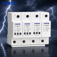 TYCOTIU TY-100 275 3+1 T2 Type 2 Dispositif de protection contre les surtensions en plastique 100kA MOV Classe industrielle II/C