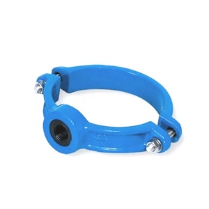 Ductile Iron DI Tapping Saddle <b>Clamp</b> for DCI Ductile Cast Iron Pipe - Product Image 6