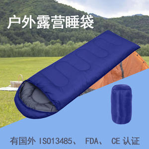 Direct Sales Single Hooded Cotton Thermal <b>Blanket</b> for <b>Outdoor</b> Travel Camping Cross-Border Emergency Sleeping Bag Envelope-Style - Product Image 3