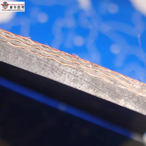 YUPHENG EP200 1800mm yağ isı yangın aşınma dayanıklı çakıl yükleyici konveyör bant için kırma tesisi kumaş EP kumaş kesme - Product Image 1