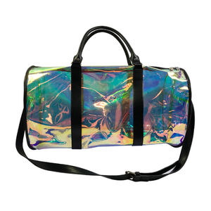 Borsa Tote da <span class=keywords><strong>donna</strong></span> con tracolla Laser trasparente in PVC trasparente in pelle borsa a mano - Product Image 5