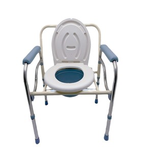 Stainless Steel <b>Commode</b> <b>Chair</b> With Bedpan Foldable For Elderly Home Use Patient Toilet <b>Chair</b> - Product Image 3