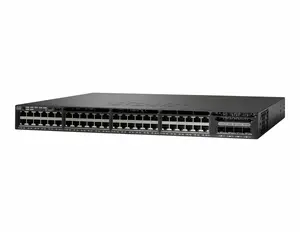 OriginalCisco 3650 48 बंदरगाह ईथरनेट स्विच WS-C3650-48PS-S