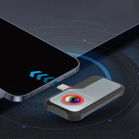 Hti HT-105 Mobir Kamera Termal Udara 160x120 Piksel Pencitra Termal Inframerah untuk Perbaikan Sirkuit PCB Ponsel Kamera Smartphone