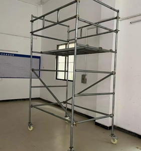 Échafaudage mobile galvanisé à roulettes avec stabilisateurs, fourni directement par l'usine - Product Image 4