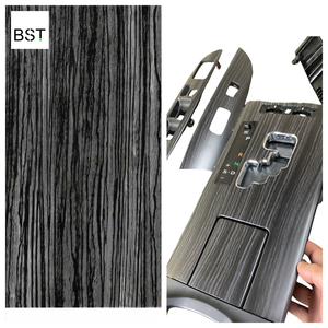 Brown Walnut Wood Grain Water Transfer Printing <strong>Film</strong> PVA <strong>Hydrographics</strong> Material for Car Center Console Modification - Product Image 6