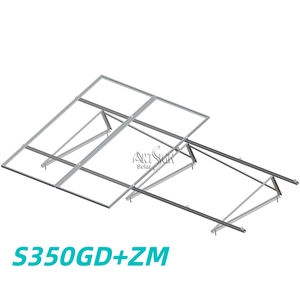 Structure de montage solaire pliable ZM Steel S350GD, kit triangulaire en acier pour système photovoltaïque commercial |   Art Sign - Product Image 3
