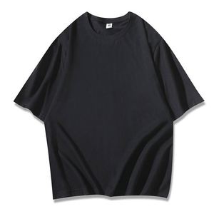 T-shirt publicitaire personnalisé pour entreprise, col rond oversize, pour le sport et la course, streetwear, 100 % coton, pour homme - Product Image 2