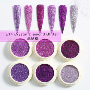 Poudre de cristal de sel marin Aurora 2026, paillettes diamantées, <span class=keywords><strong>sucre</strong></span> scintillant, laine, décoration brillante pour nail art, vente en gros - Product Image 3